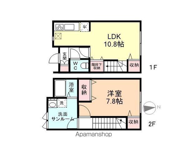 ロメオ・Ⅰ(1LDK)の間取り写真