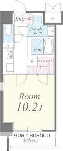 タウンコート御園(1K/7階)の間取り写真