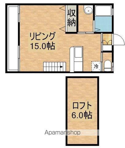 マーブルハイツⅢ(ワンルーム)の間取り写真