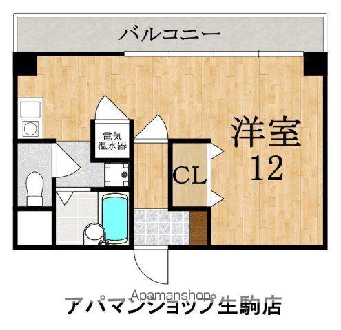 MOIビル(ワンルーム/5階)の間取り写真