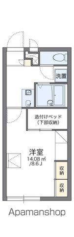 レオパレススペシャルステージA(1K/1階)の間取り写真