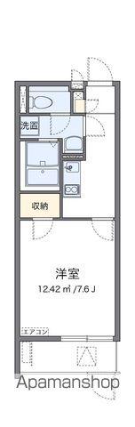 クレイノミオラコート(1K/1階)の間取り写真