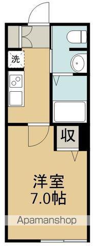 AKALA福田町(1K/2階)の間取り写真