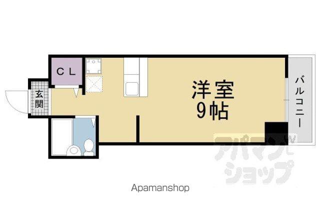 サンステージ21(1K/3階)の間取り写真