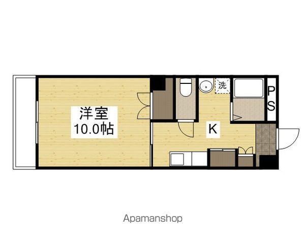 リヴィエル柳町(1K/3階)の間取り写真
