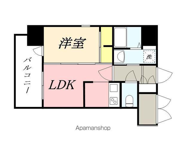 ALFACIO MILANI(1DK/8階)の間取り写真