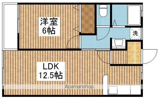 リンクス10(1LDK/2階)の間取り写真