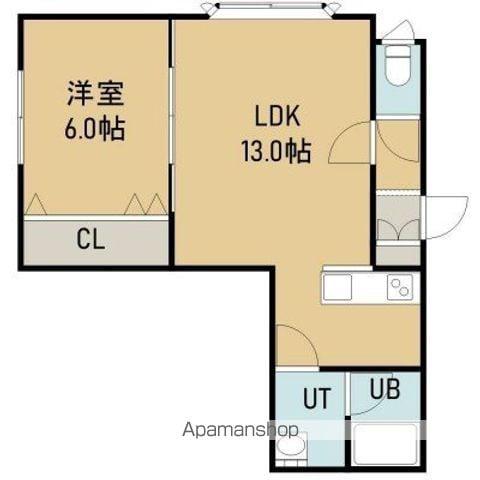 グレイス昭和(1LDK/2階)の間取り写真