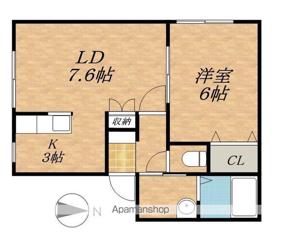 パナハイツ715(1LDK/2階)の間取り写真