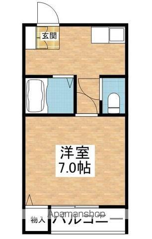 SAJA-MAPLE(1K/2階)の間取り写真