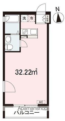 コリドール松福(ワンルーム/4階)の間取り写真