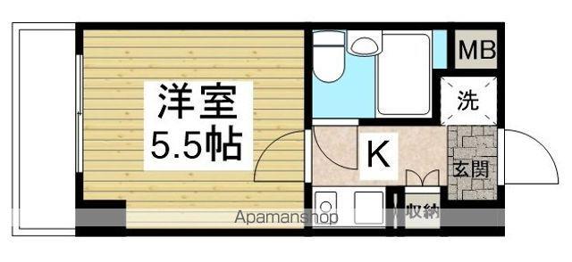 ドルチェ川越 3階階 間取り