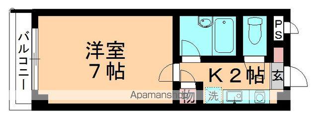 アネックス長洲 3階階 間取り