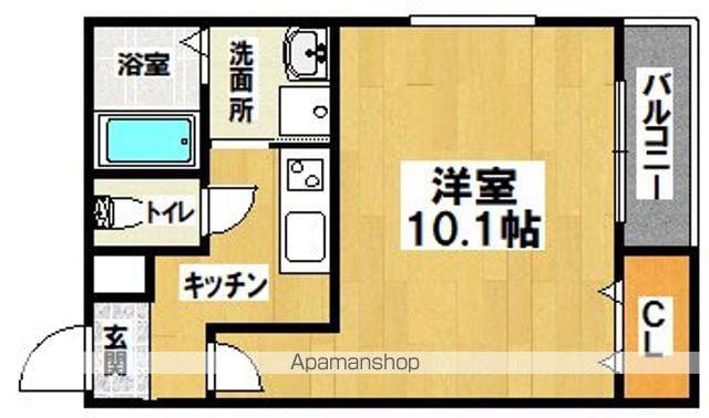 フジパレス長居西Ⅱ番館(1K/1階)の間取り写真