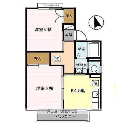 パークヴィレッジ E(2K/2階)の間取り写真