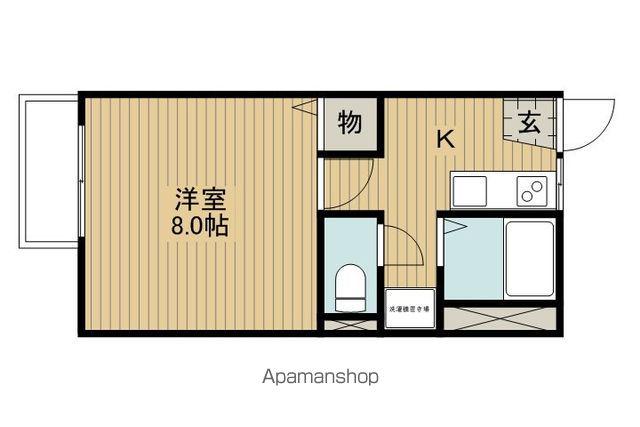 ディアス920C棟(1K/1階)の間取り写真