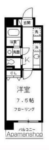 MERE DE REVE メールドゥレーヴ(1K/3階)の間取り写真