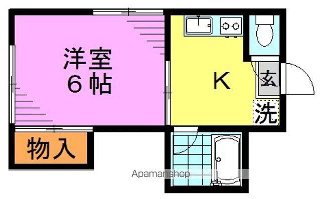 メゾン高円寺(1K/2階)の間取り写真