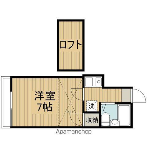 プルミエール高円寺(1K/1階)の間取り写真