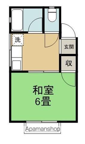 サンハイツ中澤(1K/1階)の間取り写真