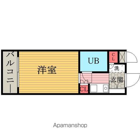 エル・ヴィーナ三軒茶屋(1K/3階)の間取り写真
