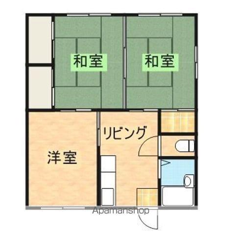 ともハイツ(3K/1階)の間取り写真