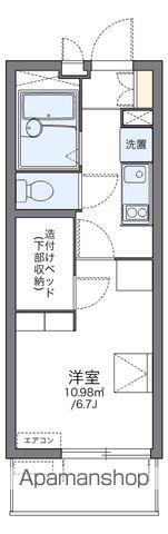 レオパレス八幡駅前(1K/4階)の間取り写真