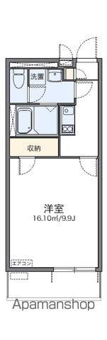 レオネクスト菜の花(1K/1階)の間取り写真