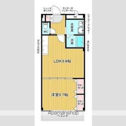 コンフォート錦(1LDK/3階)の間取り写真