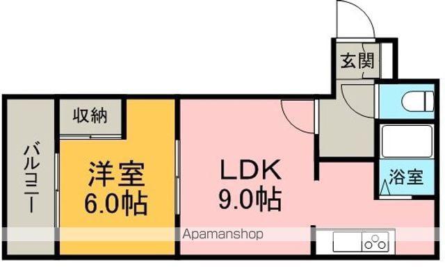 PROGRESS新琴似(1LDK/3階)の間取り写真