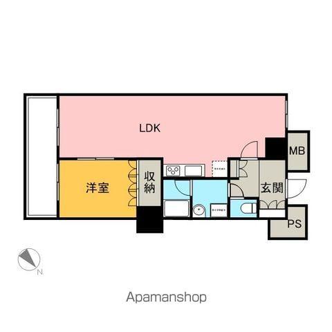 THE TOKYO TOWERS MIDTOWER(1LDK/9階)の間取り写真