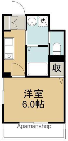 LIBRA COURT苦竹(1K/1階)の間取り写真