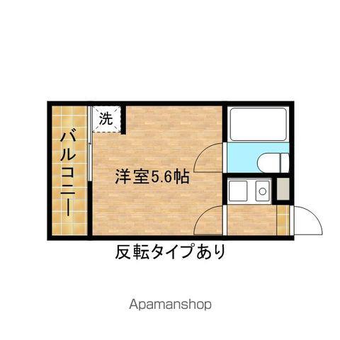 アルカンシェル薬園台(ワンルーム/1階)の間取り写真