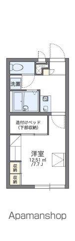 レオパレスサン東シオヤ(1K/1階)の間取り写真