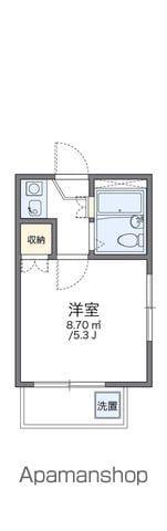 レオパレス堀切(1K/2階)の間取り写真