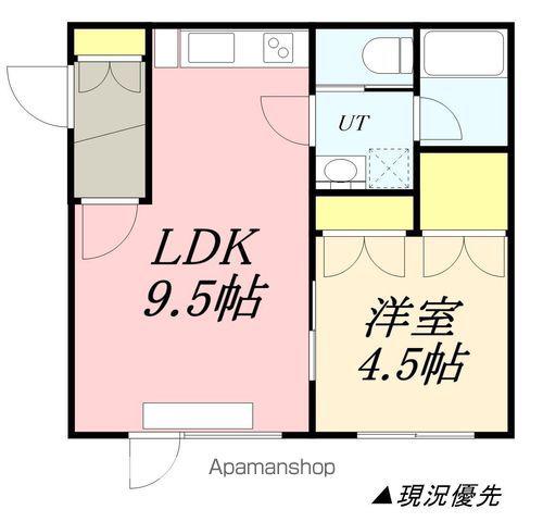 ペット&ハウス(1LDK/2階)の間取り写真