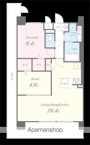 フェンテイーストII(1SLDK/7階)の間取り写真