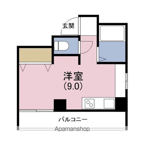 VILLA DEST(ワンルーム/2階)の間取り写真
