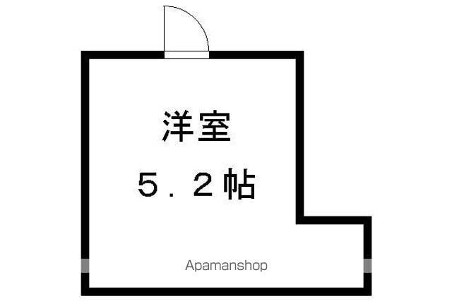 松ヶ崎かえで荘(ワンルーム)の間取り写真