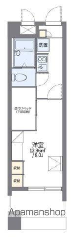 レオパレス国泰寺(1K/8階)の間取り写真