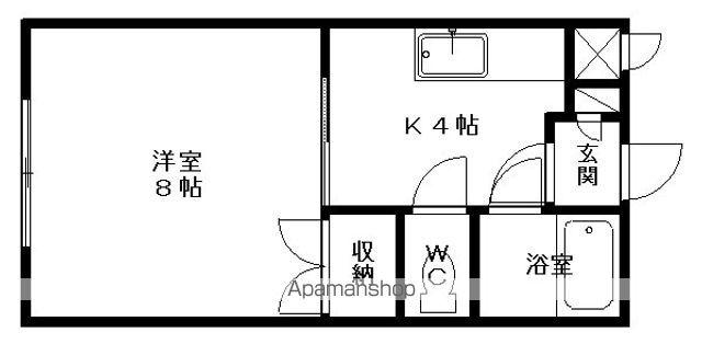 アーバン6・3(1K/3階)の間取り写真