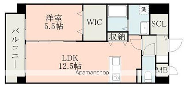 ノールエスト(1LDK/2階)の間取り写真