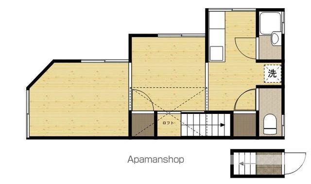 ALL AGES APARTMENT(ワンルーム/2階)の間取り写真