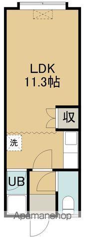 メゾンチュリス(1K/2階)の間取り写真