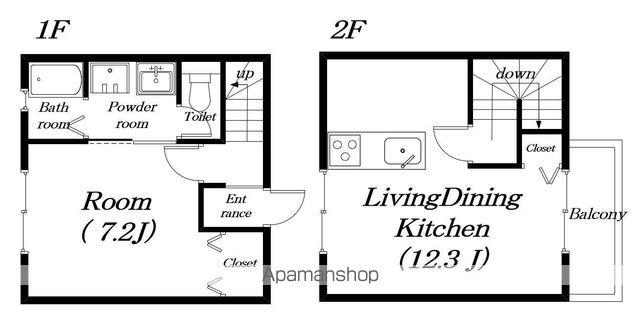 エスペランサＭ(1LDK)の間取り写真