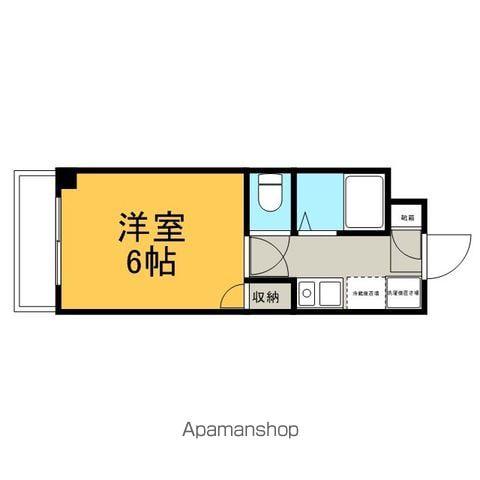 サンマンション大曽根(1K/3階)の間取り写真