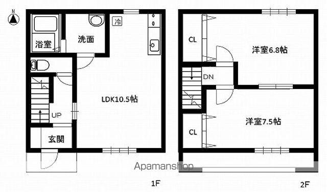 ＢＬＯＯＭⅡ(2LDK)の間取り写真