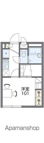 レオパレスクレール(1K/2階)の間取り写真