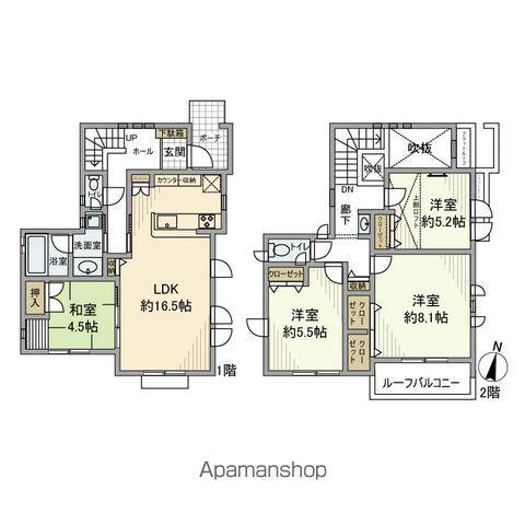 西武池袋・豊島線 富士見台駅 徒歩14分 2階建 築10年(4LDK)の間取り写真