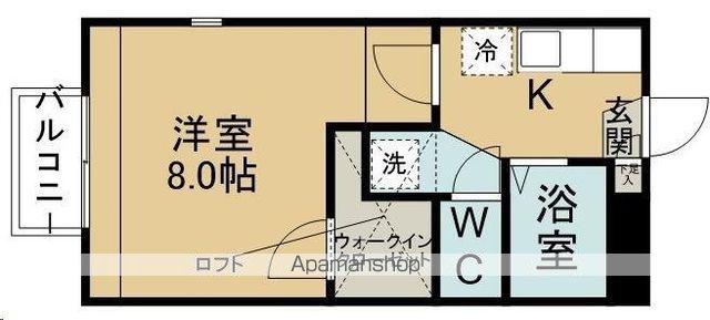 ベニーハイツ(1K/1階)の間取り写真